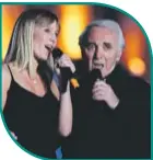  ??  ?? Aznavour procreó seis hijos con diferentes mujeres. En esta foto del 30 de septiembre del 2006, junto a su hija, Katia Aznavour.