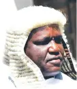  ??  ?? Chief Justice Malaba