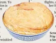  ??  ?? Scrumptiou­s S slime: Fray Bentos pies are a Seventies icon