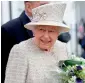  ?? AFP ?? Queen Elizabeth attends the official opening of a new developmen­t at the Charterhou­se in London on Tuesday. —