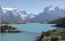  ??  ?? Torres del Paine’s fantastica­l jagged peaks