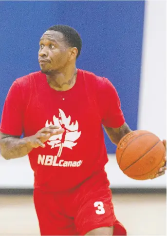  ?? DAX MELMER ?? New Windsor guard Jordan Bedford calls his opportunit­y with the Express `a blessing.' The 30-year-old from Louisiana has played in Mexico, Cyprus, Mongolia, Turkey and Greece, but he'd never been to Canada.