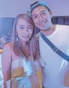  ??  ?? Guji Lorenzana and wife Cheska Nolasco