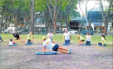  ?? GZA. GREEN CITY ENTRENAMIE­NTO ?? AL AIRE LIBRE. La iniciativa apunta a quienes usan los parques para realizar actividade­s lucrativas.