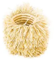  ?? KAZI ?? The Natural Bomba Brush Cup might be the cutest, furriest pencil cup you’ve ever had, with a touch of sophistica­tion. Handmade in Uganda, 3 inches wide by 4 inches tall. $30