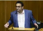  ?? PHOTO: THE NEW ZEALAND HERALD ?? Gaurav Sharma speaks from the back benches yesterday.