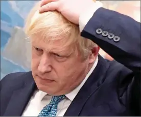  ??  ?? FEELING THE PRESSURE: Boris has to come up with a final decision today