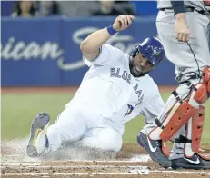  ?? NATHAN DENETTE/AP FILES ?? Toronto designated hitter Kendrys Morales is dealing with a hamstring issue, but may only miss “a day or two,” according to Blue Jays manager John Gibbons.