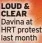  ?? ?? LOUD & CLEAR Davina at HRT protest last month