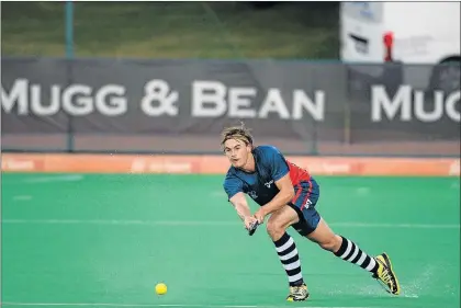  ?? Picture: SASPA ?? HOLDING THE FORT: Michael Hansel will be a key figure in their defence when the Madibaz men’s team compete in the Varsity Hockey tournament, starting at Wits in Johannesbu­rg today