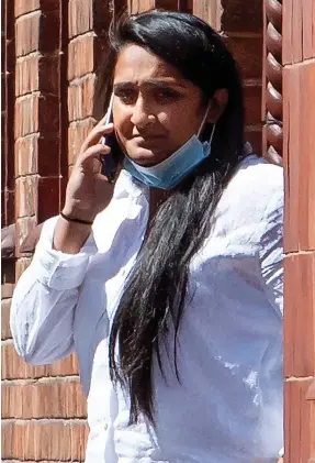  ?? ?? Zainab Pervaiz outside Birmingham Crown Court