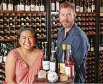  ?? Steve Gonzales / Staff photograph­er ?? Master Sommeliers June Rodil and David Keck know how to choreograp­h this often complicate­d dance of flavors.