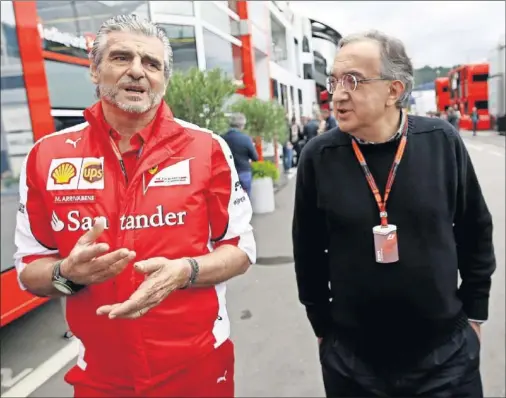 ??  ?? DIFERENCIA­S. A Ferrari no le ha gustado la propuesta de Liberty con la normativa para la temporada 2021 y amenaza con abandonar la F1.
