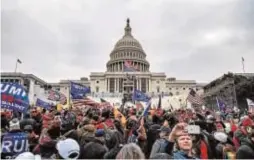  ?? AFP ?? Asalto al Capitolio de Washington