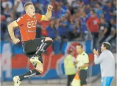  ?? FOTO: PHOTOSPORT ?? ►► Churín celebra un gol ante la U.