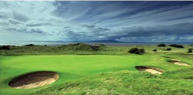  ??  ?? GREEN WITH ENVY: As well as blind drives, Silloth on Solway offer great greenfee packages