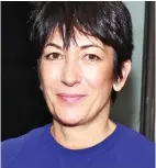  ??  ?? Denial: Ghislaine Maxwell