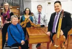  ?? CONTRIBUTE­D PHOTO FROM ST. PAUL’S EPISCOPAL CHURCH ?? Sonare will play music of the 17th and 18th centuries in the next concert of the St. Paul’s Artist Series.