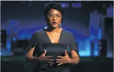  ??  ?? THE ASSOCIATED PRESS Lynn Nottage is one of eight writers contributi­ng new works to Theatre for One, a portable theatre that has gone online where one audience member sees one short play performed by a single actor.