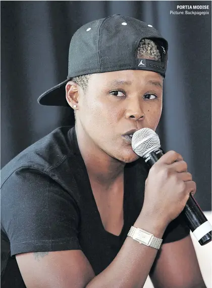  ?? Picture: Backpagepi­x ?? PORTIA MODISE