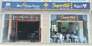  ??  ?? Superstar Bak Kut Teh and The Red Lantern Bistro are located at Lot 1884, Grd Flr, Marina Square 2, Marina Parkcity, Miri.