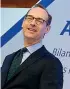  ??  ?? Il numero uno di Allianz, Oliver Bäte, è intervenut­o ieri a Milano all’evento organizzat­o dal centro italo-tedesco Villa Vigoni Evento