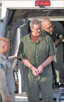  ?? JOHNNY HANSON/AP PHOTO ?? R. Allen Stanford enters the courthouse in Houston Thursday, where he was sentenced to 110 years in prison for bilking investors out of more than $7 billion over 20 years in one of the largest Ponzi schemes in U.S. history.