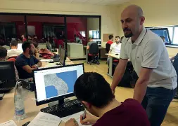  ??  ?? Il centro di alta formazione di Apulia Digital Maker di Foggia è stato fondato nel 2016