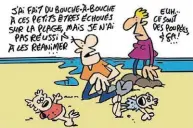  ?? ?? Depuis peu, des poupées sont retrouvées sur des plages américaine­s. Elles sont tombées d’un bateau.