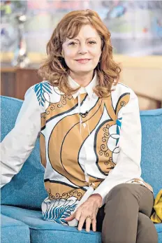  ??  ?? Inspiratio­n: Susan Sarandon has been fighting for equality for years