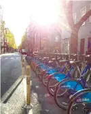  ??  ?? BIKE SHARE system to get around Manhattan, Brooklyn, Queens and Jersey City. Pick up a bike at a station, then dock at a station nearest your destinatio­n. Short term passes allow visitors to unlimited 30-minute rides, usage fees apply for longer rides....