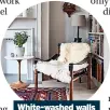  ?? ?? White-washed walls give a light, airy feel