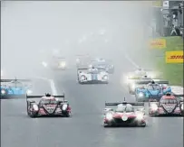  ?? FOTO: TOYOTA ?? Nakajima, compañero de Fernando, arrancó desde la pole