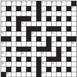  ?? PRIZES of £20 will be awarded to the senders of the first three correct solutions checked. Solutions to: Daily Mail Prize Crossword No. 15,544, PO BOX 3451, Norwich, NR7 7NR. Entries may be submitted by second-class post. Envelopes must be postmarked no l ?? No 15,544