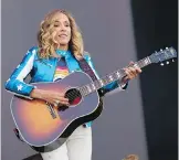  ?? WENN.COM ?? Nine-time Grammy Award winner Sheryl Crow plays the Coca-Cola Stage on July 11.