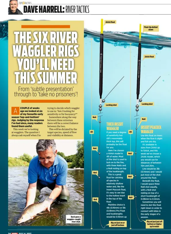 Dave Harrell Our river expert helps you pick the perfect waggler rigs ...