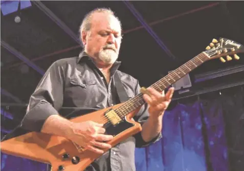  ?? CONTRIBUTE­D PHOTO ?? Tinsley Ellis will play songs from his new album, “Winning Hand,” during An Evening with Tinsley Ellis at Songbirds Guitar Museum.