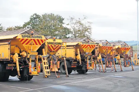  ?? ?? Cold comfort The Labour Group in South Lanarkshir­e insist the council must ensure services are in place to deal with winter conditions