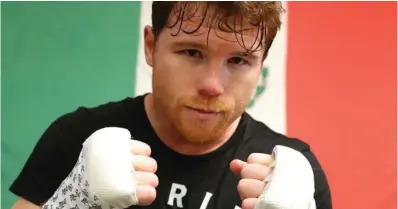  ??  ?? Canelo Alvarez