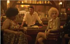  ?? PAUL SCHIRALDI/HBO ?? Pernell Walker, left, James Franco and Maggie Gyllenhaal in The Deuce.