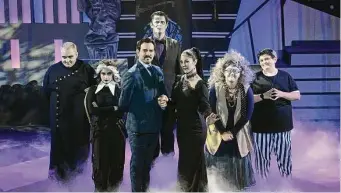  ?? Wilfred Le Blanc ?? The cast of “The Addams Family” at Stageworks brings the comedy to life.