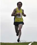  ??  ?? The Wright stuff Central’s Michael Wright helped his team to Scottish National Cross Country Relay success