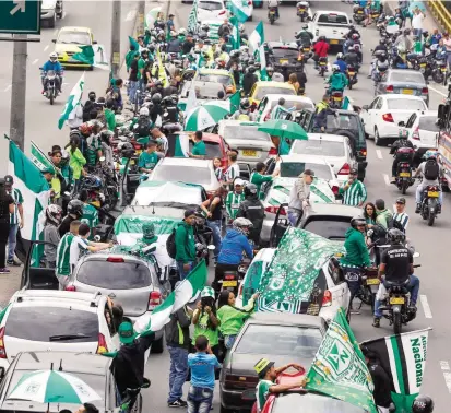  ?? FOTO ?? La afición merece un reconocimi­ento por su respaldo al equipo, como lo admiten jugadores y miembros del cuerpo técnico de Nacional. Ese aliento será definitivo.