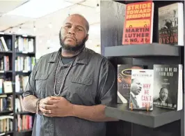  ?? ROB SCHUMACHER/THE REPUBLIC ?? Ali Nervis owns Grassrootz Books & Juice Bar, the only independen­t Black-owned bookstore in Phoenix.