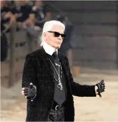  ?? | AP ?? As famous for his sharp tongue as he was for his designs, Chanel creative director Karl Lagerfeld amassed a fortune of about R1.837 billion. He had many homes, including one in Monaco, where he had one bathroom for morning and one for evening.