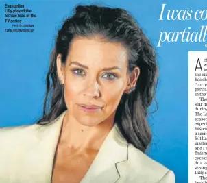  ?? PHOTO: JORDAN STRAUSS/INVISION/AP ?? Evangeline Lilly played the female lead in the TV series