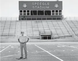  ?? LANDSBERGE­R, THE OKLAHOMAN] [PHOTO BY CHRIS ?? Veteran college and high school coach Dan Cocannouer is taking over the Capitol Hill football program this season and also will be the school’s athletic director.