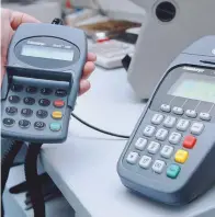  ??  ?? The penetratio­n of card terminals in stores reaches 95 percent in the more commercial areas, with small enterprise­s such as bakeries, newsagents and kiosks allowing their customers to pay via cards.