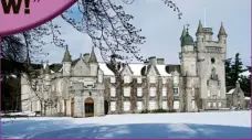  ??  ?? Balmoral Castle is said to be haunted by the kilt-wearing ghost of Queen Victoria’s servant John Brown