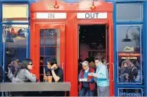  ??  ?? LONG LINES are the norm at celebrity chef Gordon Ramsay’s new Fish &amp; Chips restaurant at the Linq Promenade.